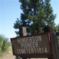 Henderson Pioneer Cemetery on Sysoon