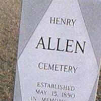 Henry Allen Cemetery on Sysoon