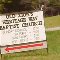 Old Zions Heritage Way Baptist Church Cemetery on Sysoon