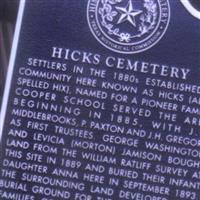 Hicks Cemetery on Sysoon