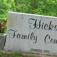 Hicks Family Cemetery on Sysoon