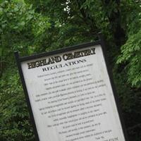 Highland Cemetery on Sysoon