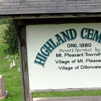 Highland Cemetery on Sysoon