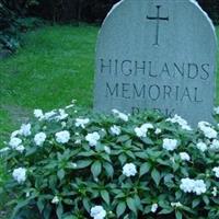 Highlands Cemetery on Sysoon