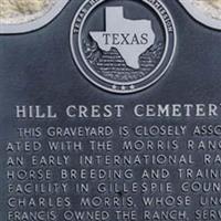 Hill Crest Cemetery on Sysoon