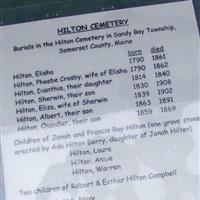 Hilton Cemetery on Sysoon