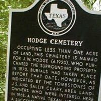 Hodge Cemetery on Sysoon
