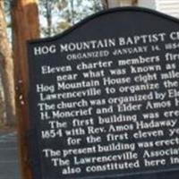Hog Mountain Church Cemetery on Sysoon