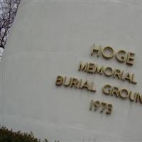 Hoge Memorial Burial Grounds on Sysoon