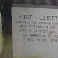 Hoge Memorial Burial Grounds on Sysoon