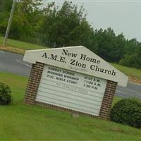 New Home AME Zion Church Cemetery on Sysoon