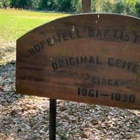 Hopewell Baptist Church Original Cemetery on Sysoon