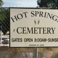 Hot Springs Cemetery on Sysoon