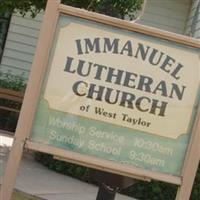 Immanuel Lutheran Church Cemetery on Sysoon