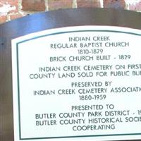 Indian Creek Baptist Cemetery on Sysoon