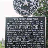 Iron Bluff Cemetery on Sysoon