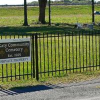 Katy Community Cemetery on Sysoon