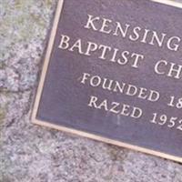 Kensington Baptist Church Cemetery on Sysoon