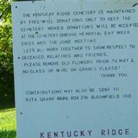 Kentucky Ridge Cemetery on Sysoon