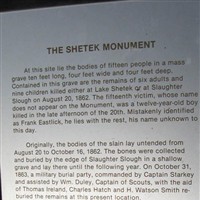 Lake Shetek State Park - Mass Grave on Sysoon