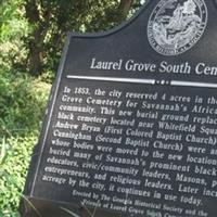 Laurel Grove Cemetery South on Sysoon