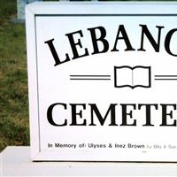 Lebanon Baptist Church Cemetery on Sysoon