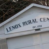 Lenox Rural Cemetery on Sysoon