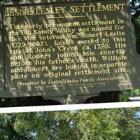 Leslie Settlement Cemetery on Sysoon