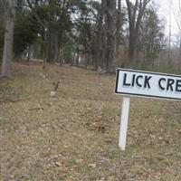 Lick Creek Cemetery on Sysoon