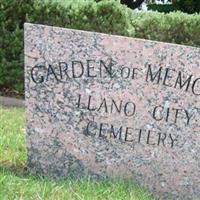 Llano City Cemetery on Sysoon