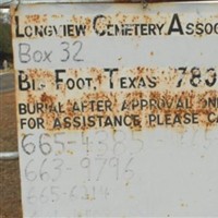Longview Cemetery on Sysoon