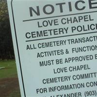 Love's Chapel Cemetery on Sysoon