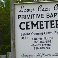 Lower Cane Creek Cemetery on Sysoon