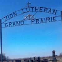 Zion Lutheran Grand Prairie Cemetery on Sysoon