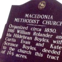 Macedonia Methodist Church Cemetery on Sysoon