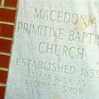 Macedonia Primitive Baptist Cemetery on Sysoon