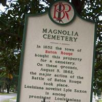 Magnolia Cemetery on Sysoon