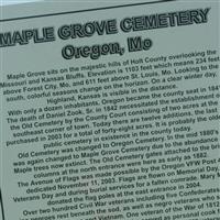 Maple Grove Cemetery on Sysoon