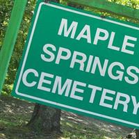 Maple Springs Cemetery on Sysoon