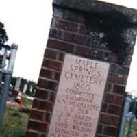 Maple Springs Cemetery on Sysoon