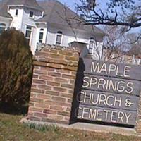 Maple Springs Cemetery on Sysoon