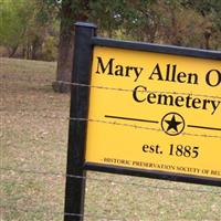 Mary Allen Oliver Cemetery on Sysoon