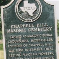 Masonic Cemetery, Chappell Hill on Sysoon