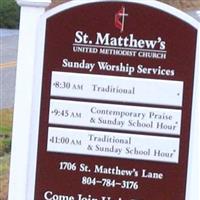 Saint Matthews United Methodist Church Cemetery on Sysoon