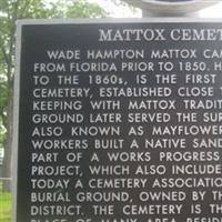 Mattox Cemetery on Sysoon