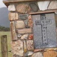 Mc Coy Cemetery on Sysoon