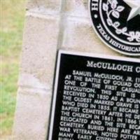 McCulloch Cemetery on Sysoon