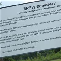 McFry Cemetery on Sysoon