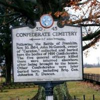McGavock Confederate Cemetery on Sysoon