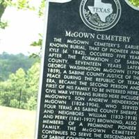 McGown Cemetery on Sysoon